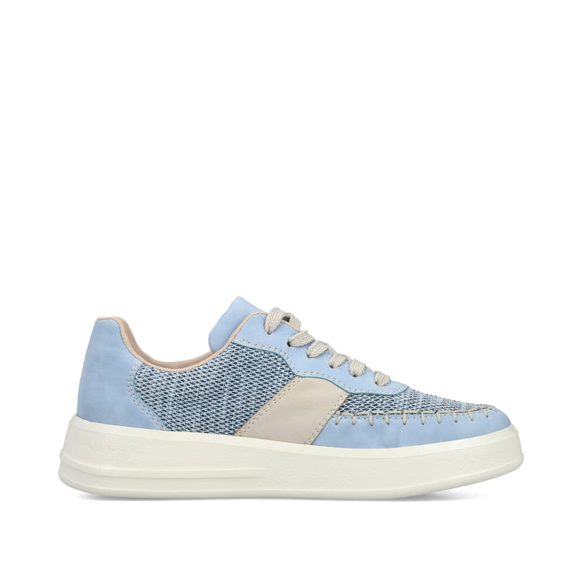 Rieker Artikelnummer M8414-10 Rieker Damen Sneaker Low Hellblau