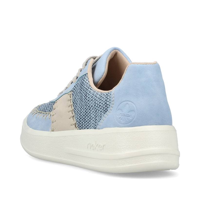 Rieker Artikelnummer M8414-10 Rieker Damen Sneaker Low Hellblau