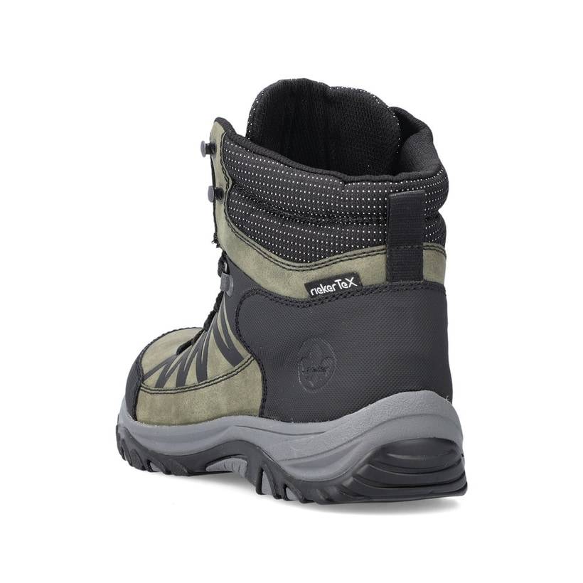 Rieker Artikelnummer M9632-54 Rieker Damen Schnürstiefel Khakigrün