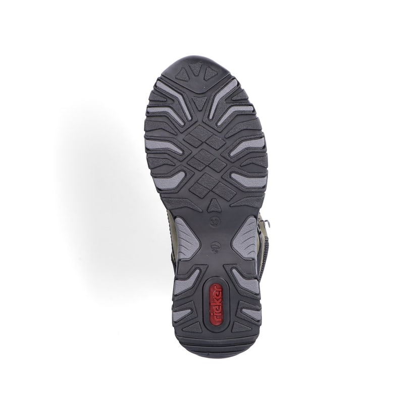 Rieker Artikelnummer M9632-54 Rieker Damen Schnürstiefel Khakigrün