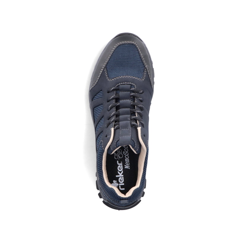 Rieker Artikelnummer M9802-14 Rieker Damen Schnürschuhe Ozeanblau