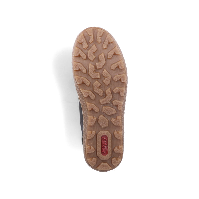 Rieker Artikelnummer N1020-45 Rieker Damen Schnürschuhe Asphaltgrau