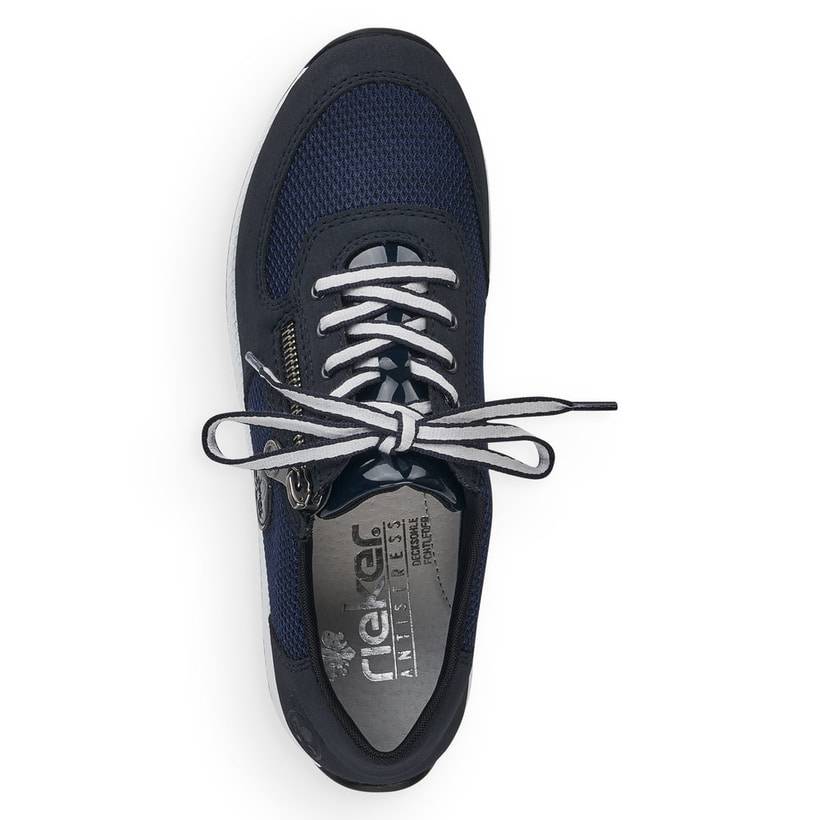 Rieker Artikelnummer N1111-14 Rieker Damen Sneaker Low Ozeanblau