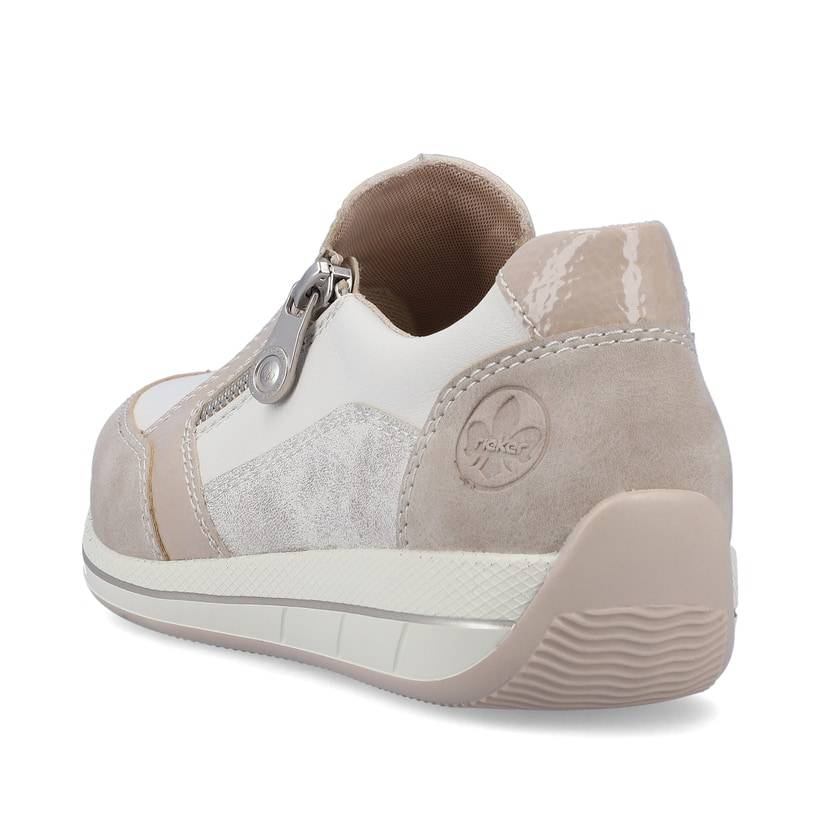 Rieker Artikelnummer N1151-61 Rieker Damen Slipper Cremeweiß