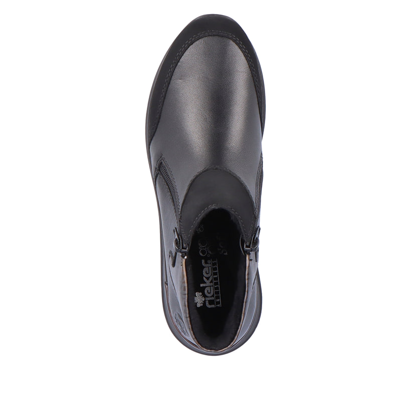 Rieker Artikelnummer N1452-00 Rieker Damen Slipper Tiefschwarz