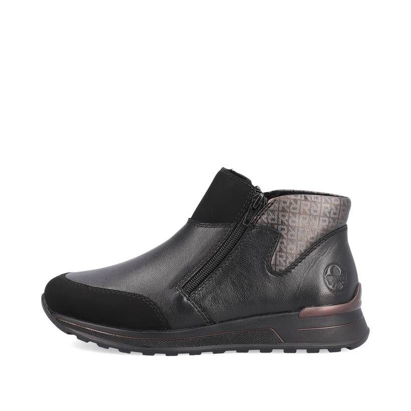 Rieker Artikelnummer N1452-00 Rieker Damen Slipper tiefschwarz