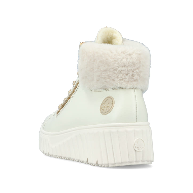 Rieker Artikelnummer N2506-81 Rieker Damen Sneaker High Kristallweiß