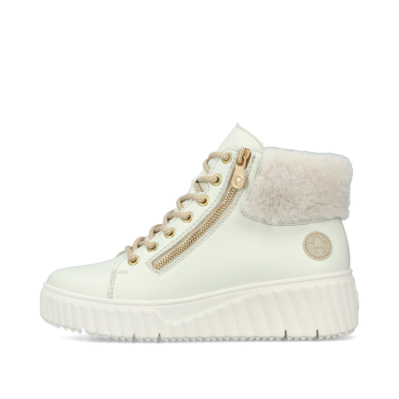 Rieker Artikelnummer N2506-81 Rieker Damen Sneaker High kristallweiß
