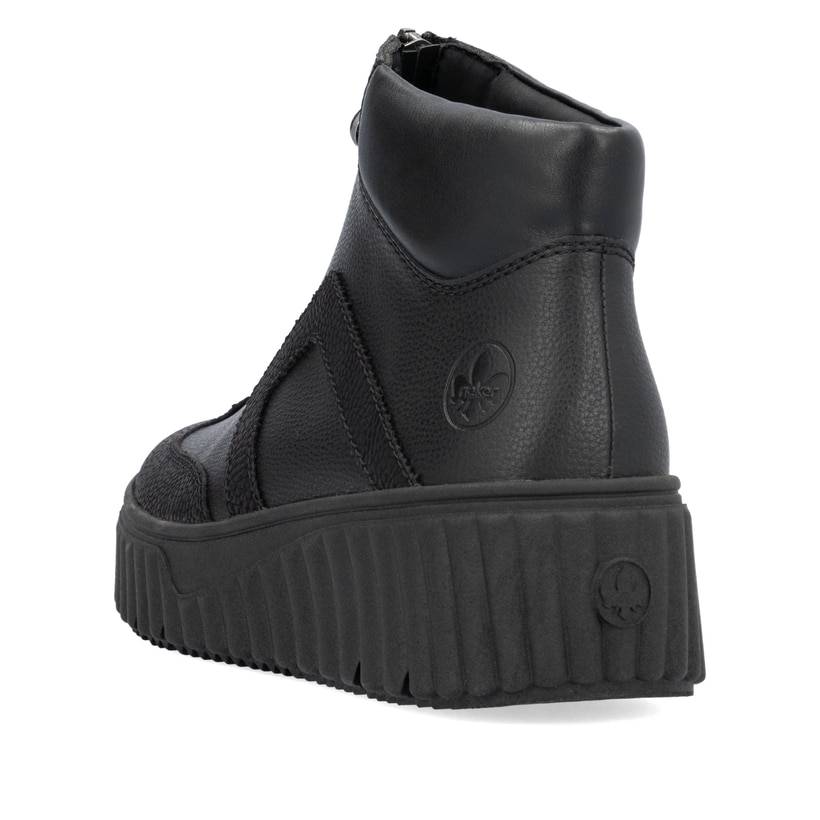 Rieker Artikelnummer N2551-00 Rieker Damen Kurzstiefel Nachtschwarz