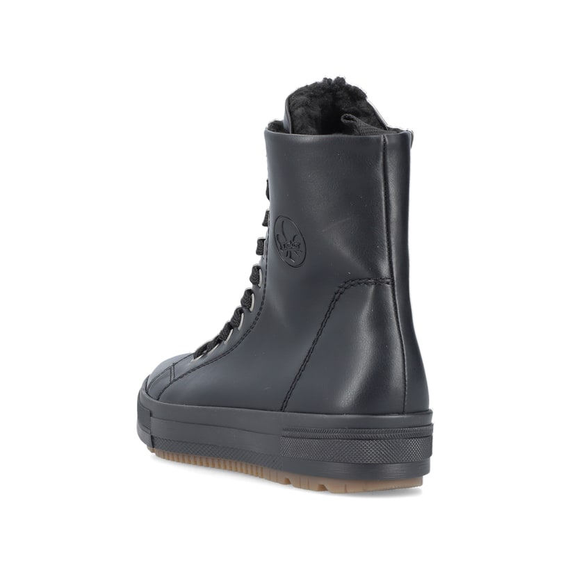 Rieker Artikelnummer N2709-00 Rieker Damen Schnürstiefel Tiefschwarz