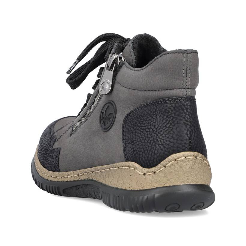Rieker Artikelnummer N3244-45 Rieker Damen Schnürschuhe Anthrazit