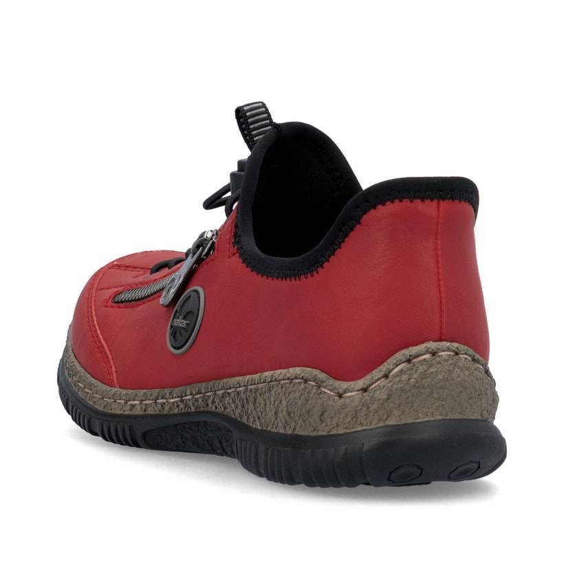 Rieker Artikelnummer N3267-33 Rieker Damen Slipper Erdbeerrot