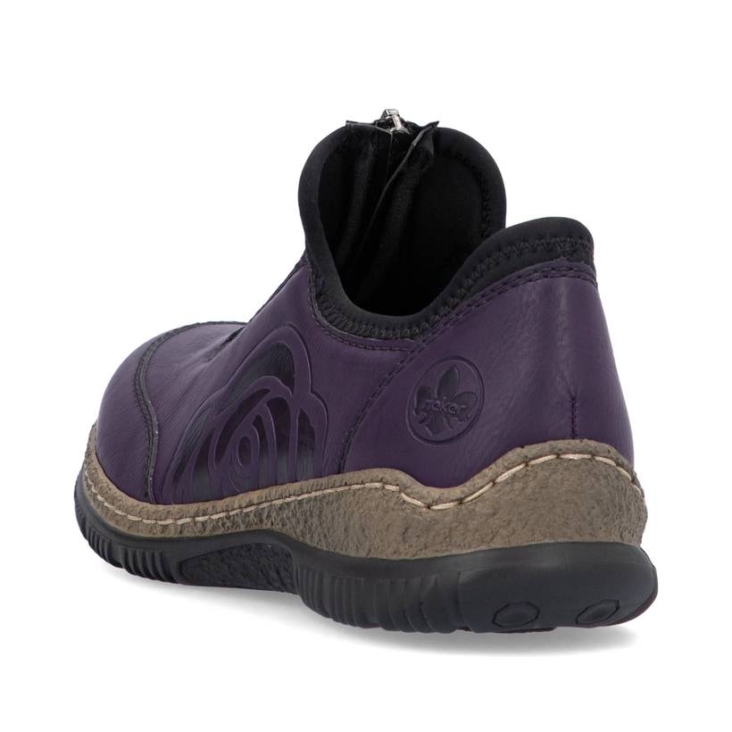 Rieker Artikelnummer N3279-30 Rieker Damen Slipper Aubergine