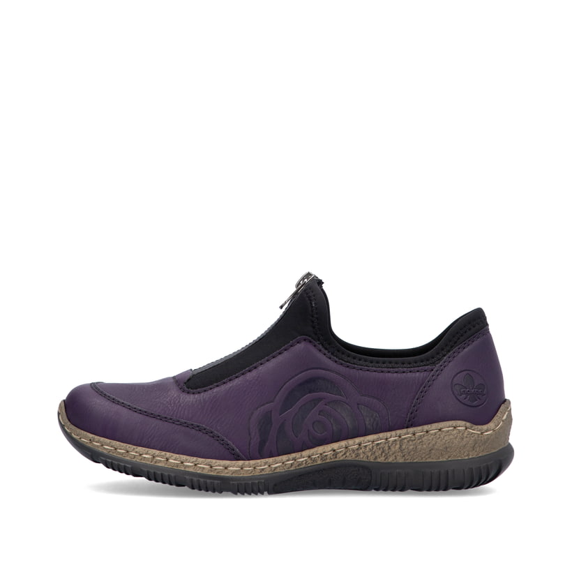 Rieker Artikelnummer N3279-30 Rieker Damen Slipper aubergine