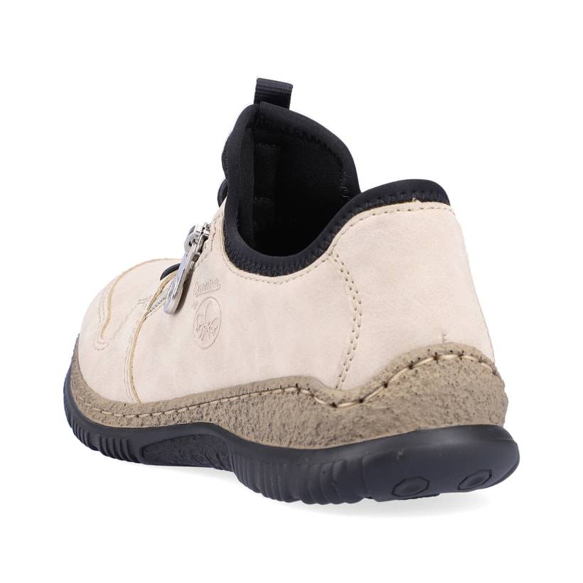 Rieker Artikelnummer N32G0-60 Rieker Damen Slipper Hellbeige