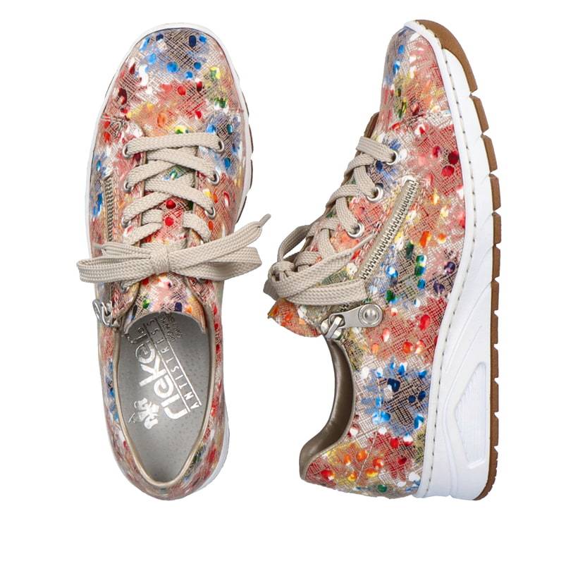 Rieker Artikelnummer N3302-91 Rieker Damen Schnürschuhe Multi