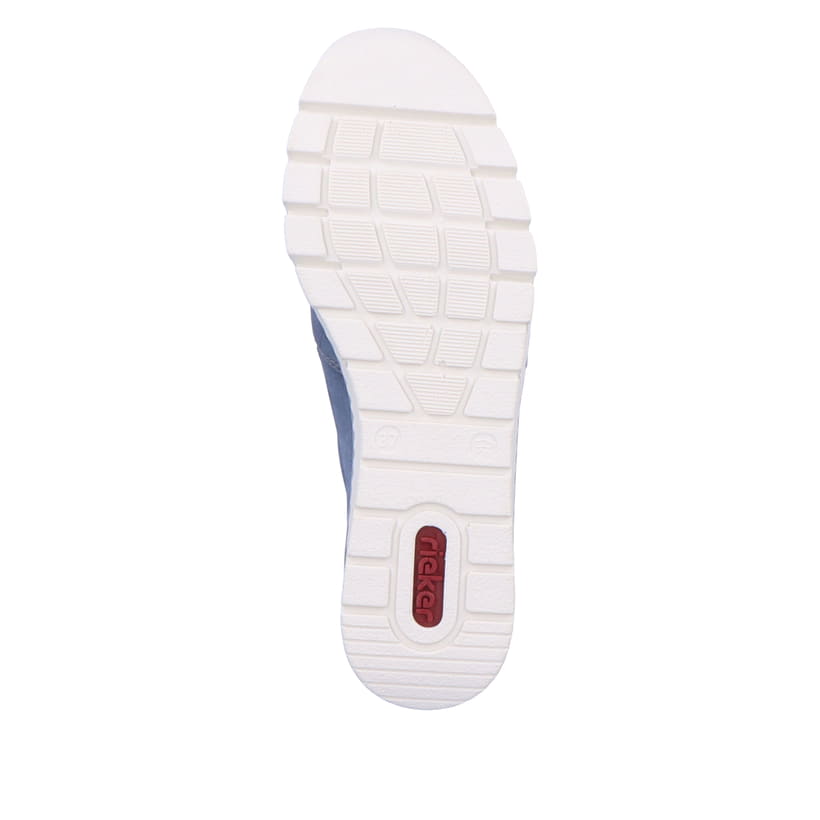 Rieker Artikelnummer N3363-10 Rieker Damen Slipper Schieferblau