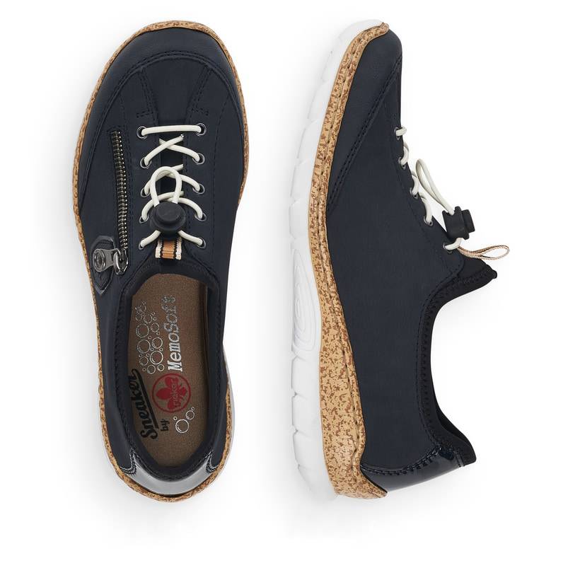 Rieker Artikelnummer N4263-14 Rieker Damen Slipper Marineblau