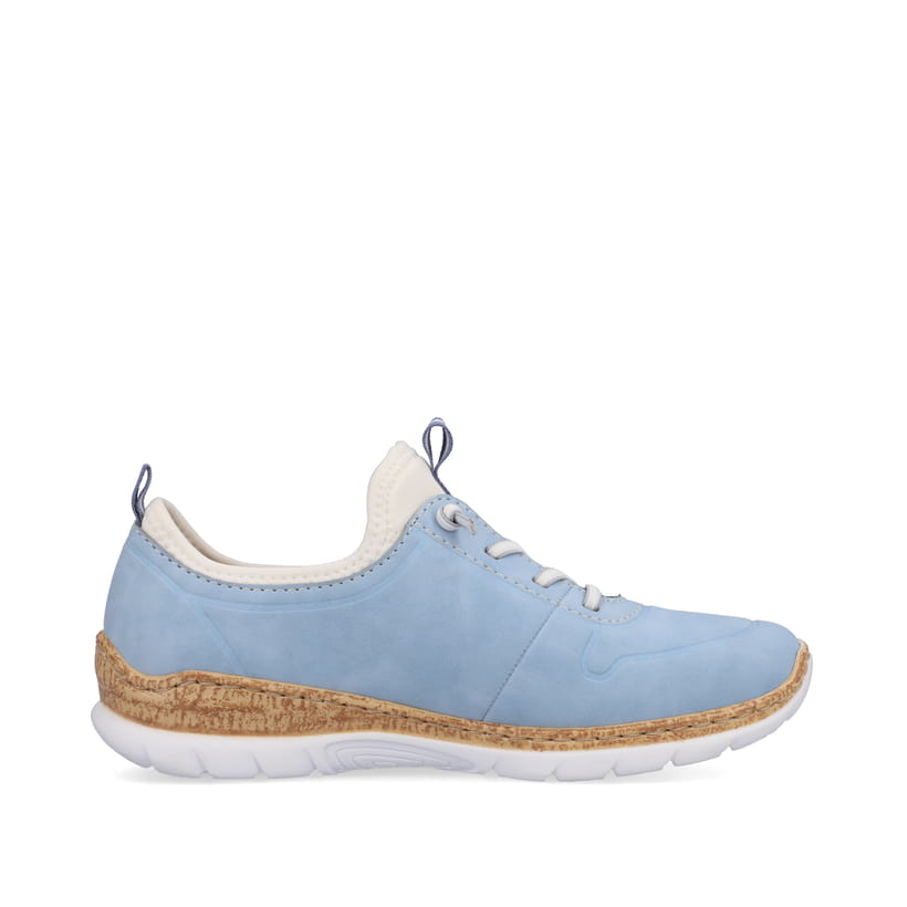 Rieker Artikelnummer N4285-10 Rieker Damen Slipper Himmelblau
