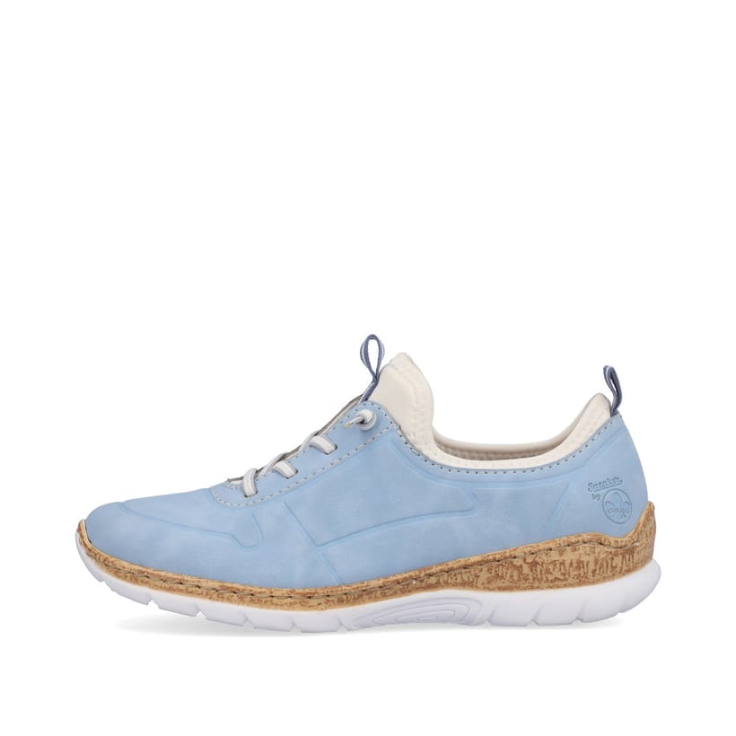 Rieker Artikelnummer N4285-10 Rieker Damen Slipper himmelblau