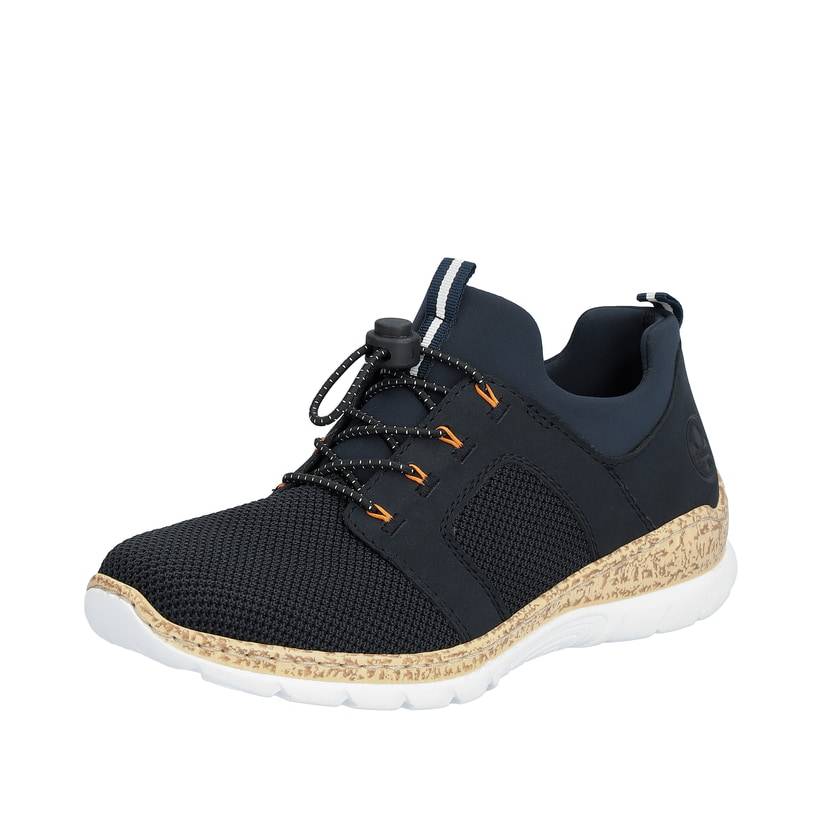 Rieker Artikelnummer N4290-14 Rieker Damen Slipper Stahlblau