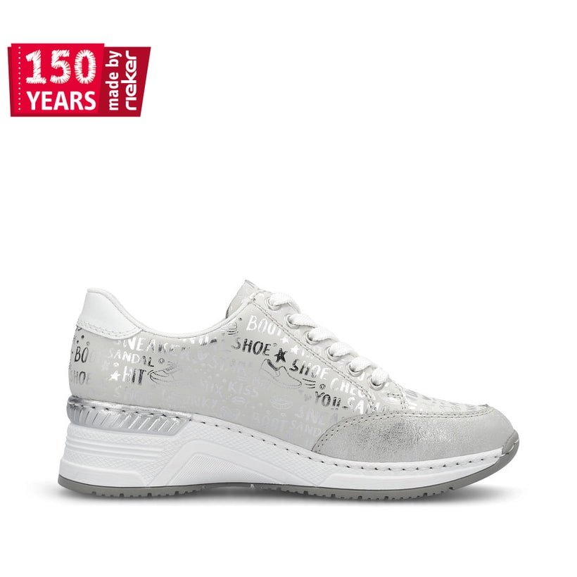 Rieker Artikelnummer N4316-90 Rieker Damen Sneaker Low Hellbeige