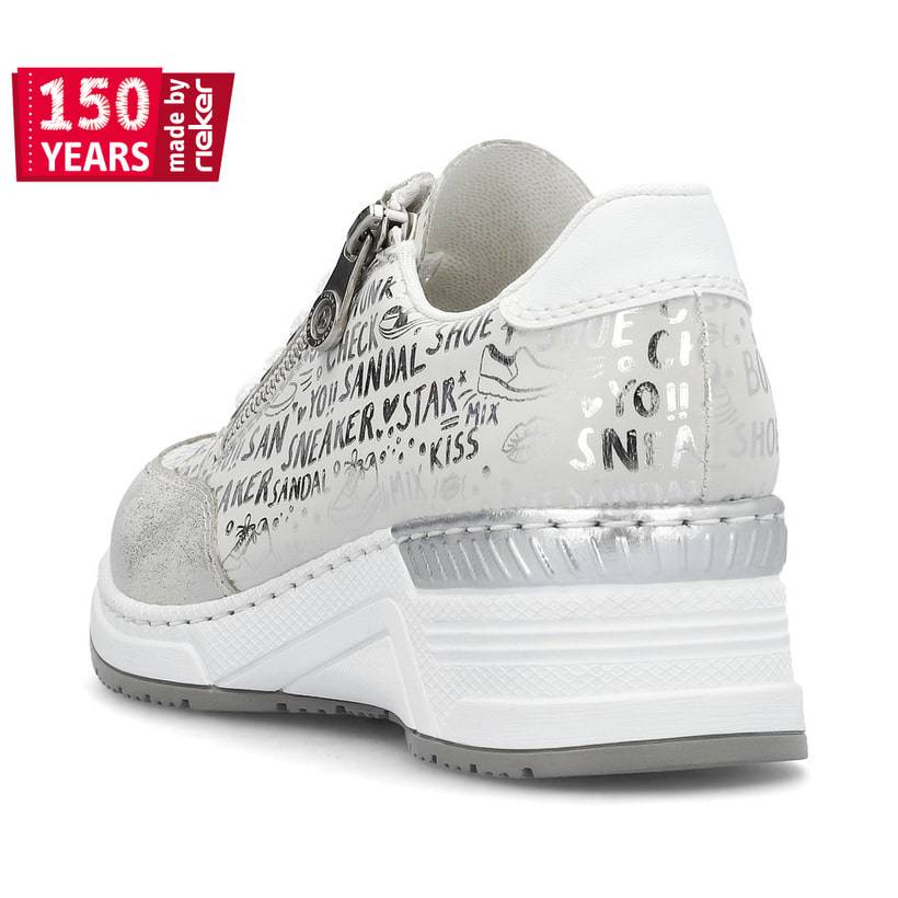 Rieker Artikelnummer N4316-90 Rieker Damen Sneaker Low Hellbeige