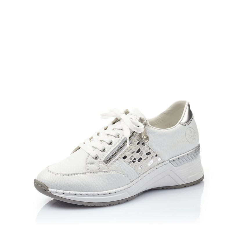 Rieker Artikelnummer N4322-80 Rieker Damen Sneaker Low Schwanenweiss