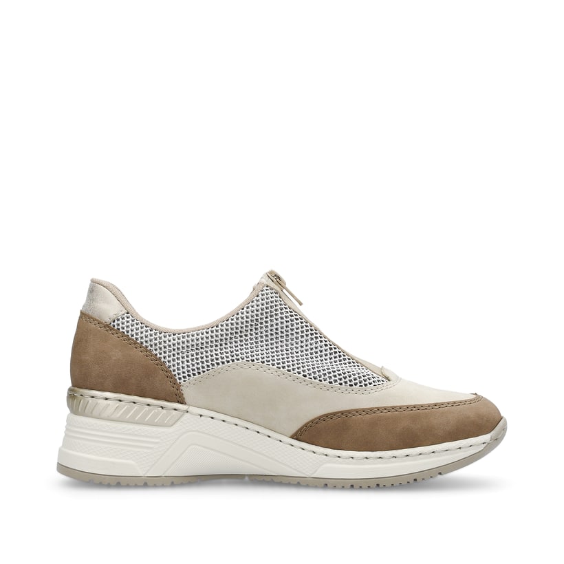 Rieker Artikelnummer N4357-60 Rieker Damen Slipper Hellbeige