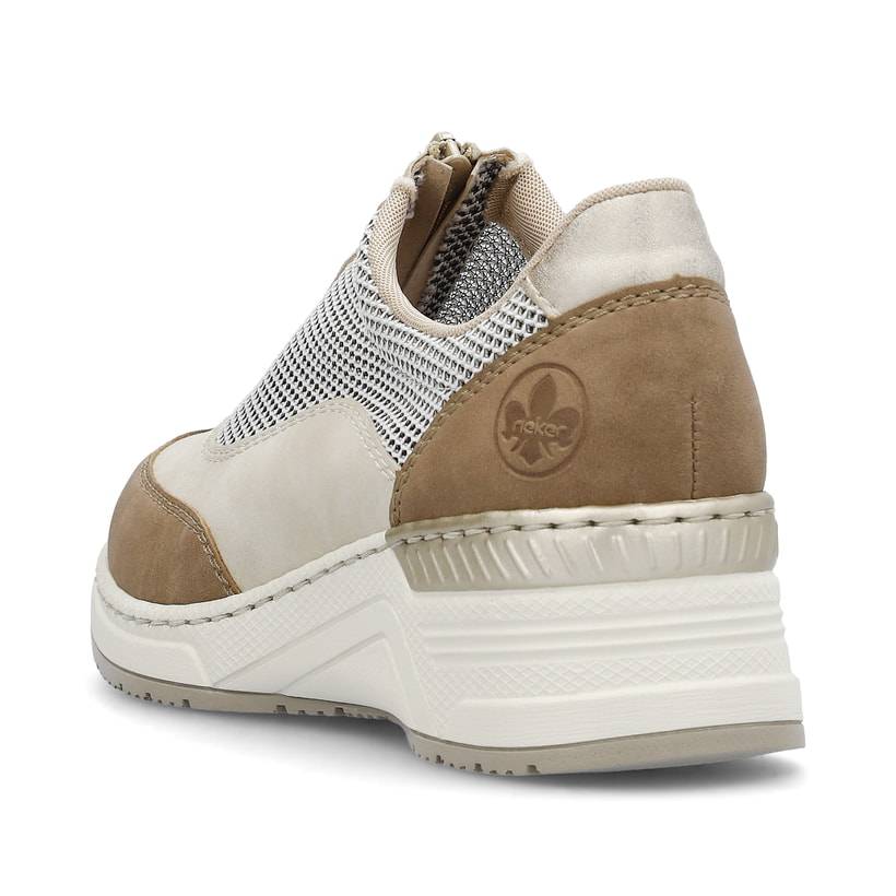 Rieker Artikelnummer N4357-60 Rieker Damen Slipper Hellbeige
