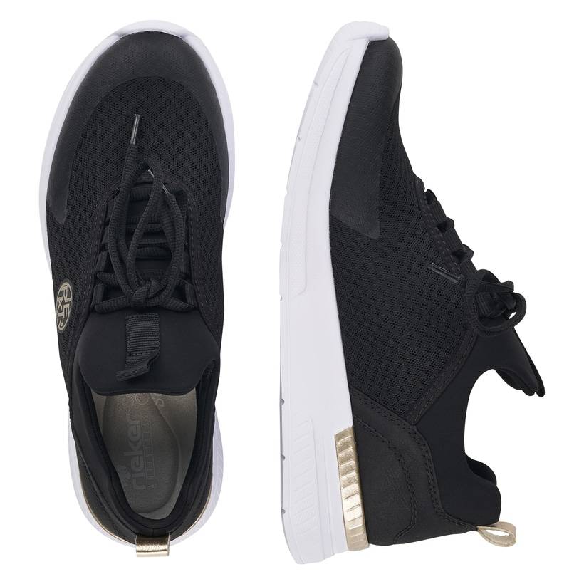 Rieker Artikelnummer N4722-00 Rieker Damen Slipper Nachtschwarz