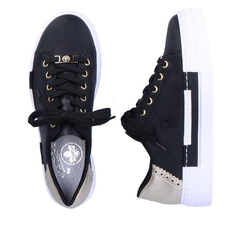 Rieker Artikelnummer N4931-00 Rieker Damen Sneaker Low Graphitschwarz