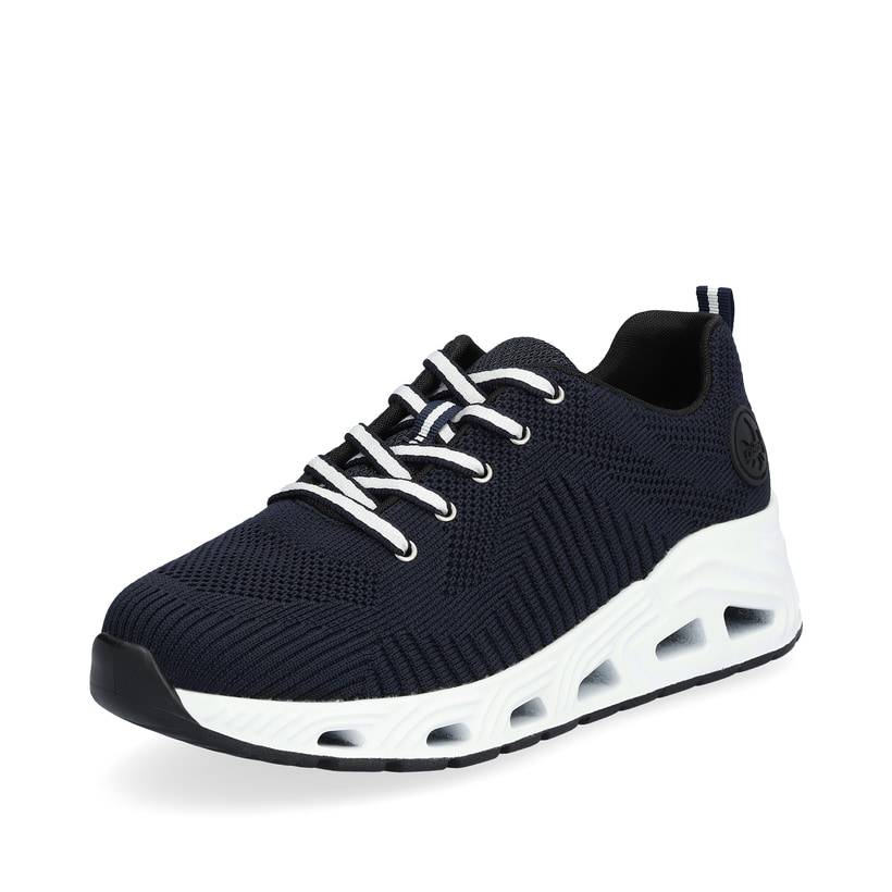 Rieker Artikelnummer N5222-14 Rieker Damen Sneaker Low Stahlblau