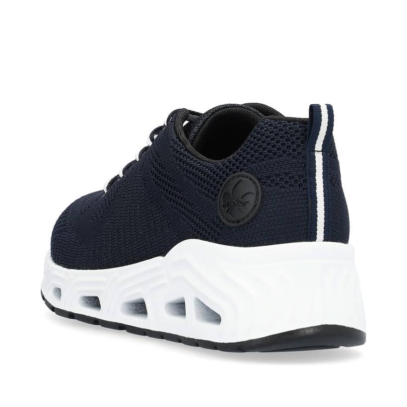 Rieker Artikelnummer N5222-14 Rieker Damen Sneaker Low Stahlblau