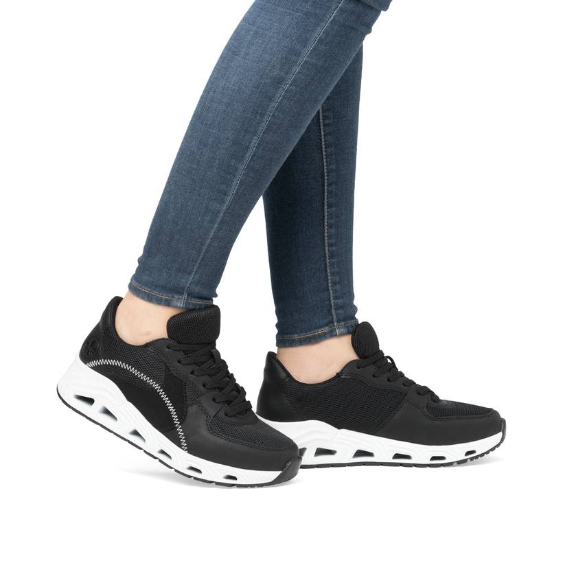 Rieker Artikelnummer N5240-00 Rieker Damen Sneaker Low Nachtschwarz