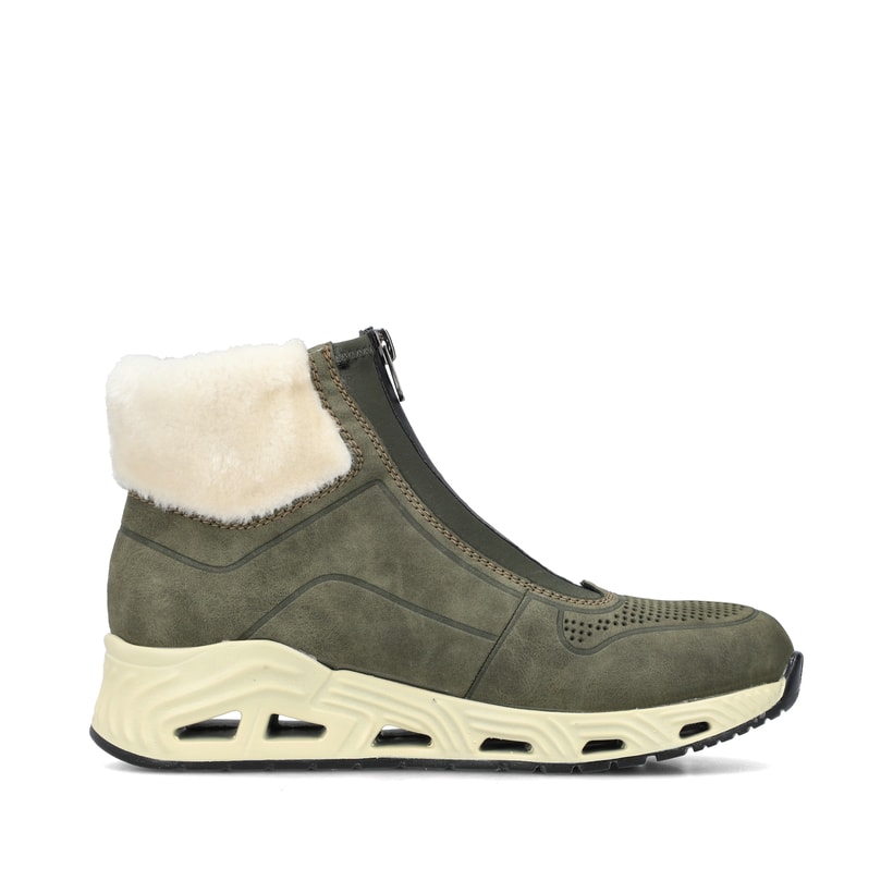Rieker Artikelnummer N5271-52 Rieker Damen Kurzstiefel Schilfgrün