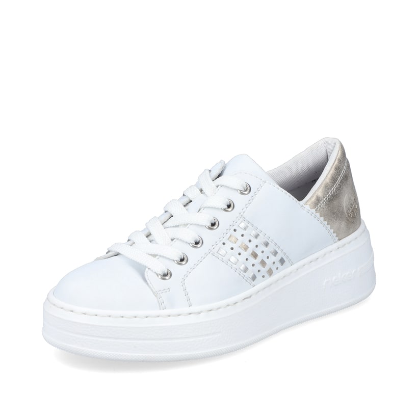 Rieker Artikelnummer N5440-80 Rieker Damen Sneaker Low Brilliantweiss