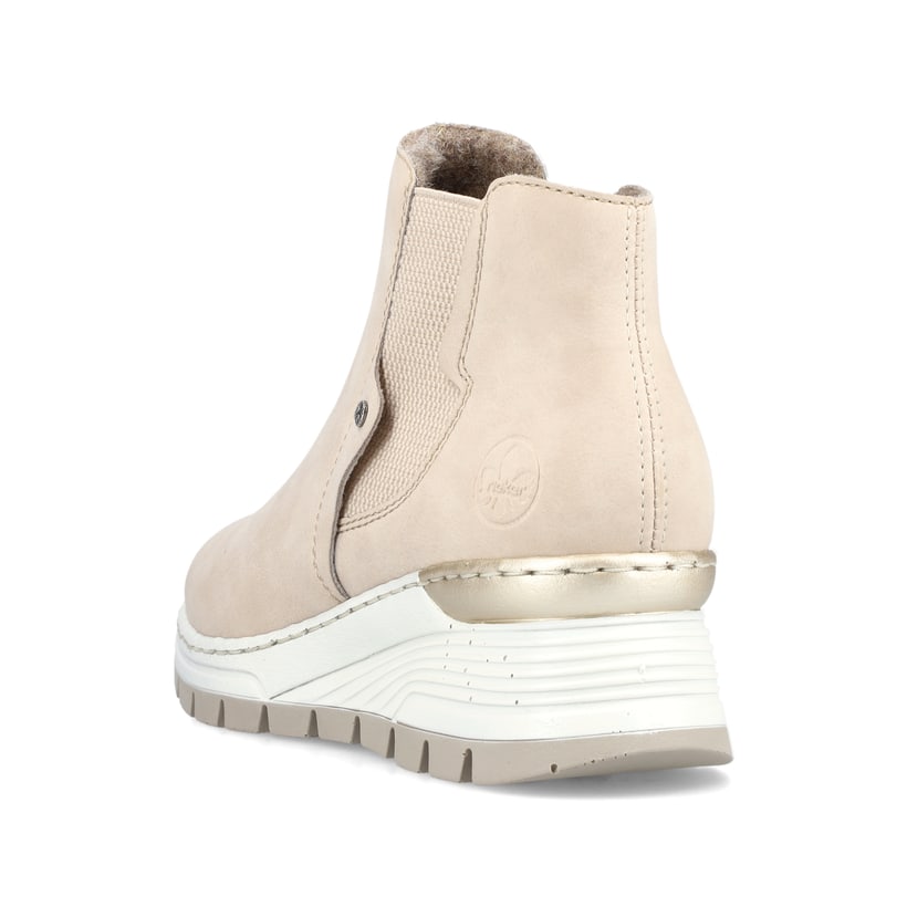 Rieker Artikelnummer N8361-62 Rieker Damen Chelsea Boots Cremebeige