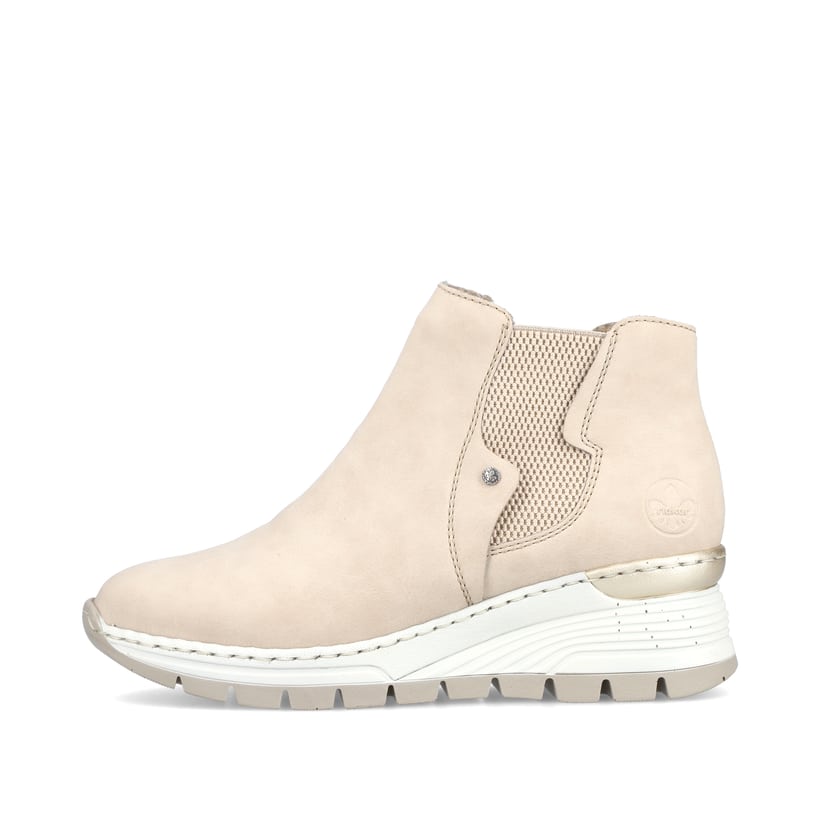 Rieker Artikelnummer N8361-62 Rieker Damen Chelsea Boots cremebeige