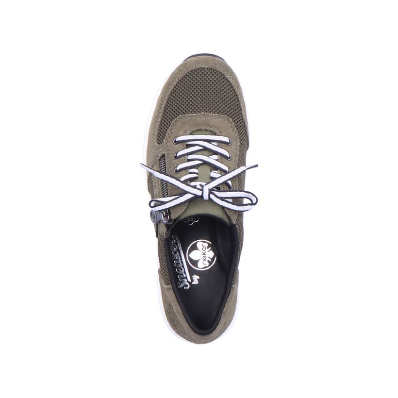 Rieker Artikelnummer N8451-54 Rieker Damen Sneaker Low Kaktusgrün