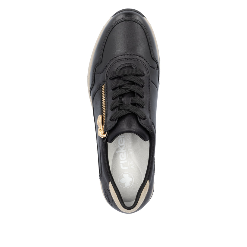 Rieker Artikelnummer N9301-00 Rieker Damen Sneaker Low Mattschwarz