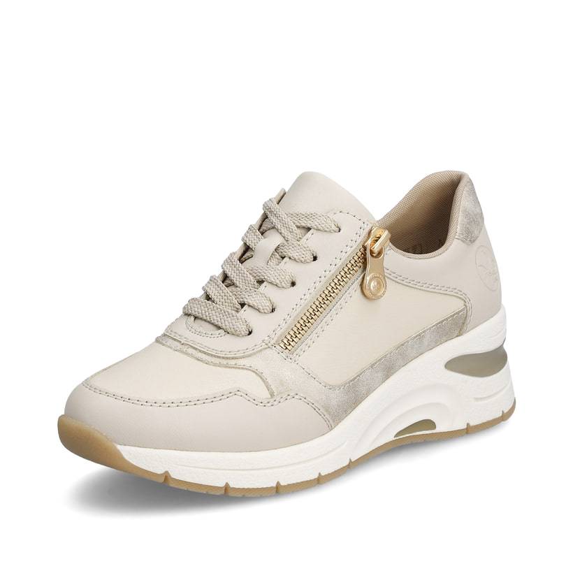 Rieker Artikelnummer N9301-60 Rieker Damen Sneaker Low Hellbeige