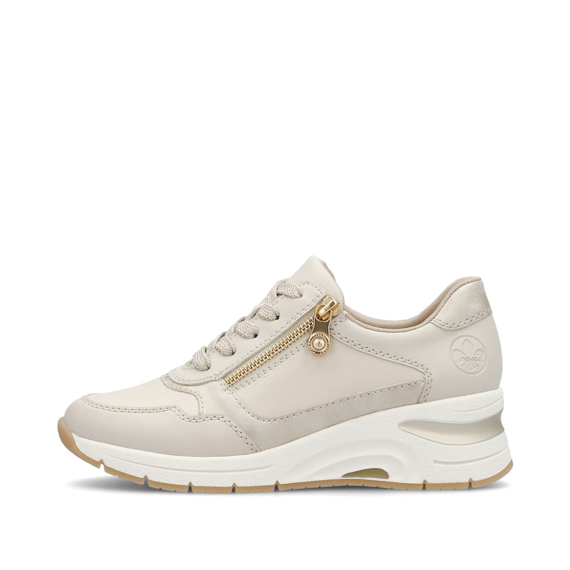 Rieker Artikelnummer N9301-60 Rieker Damen Sneaker Low hellbeige