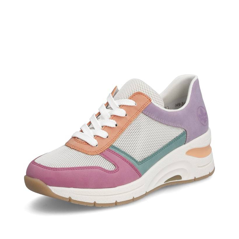 Rieker Artikelnummer N9303-90 Rieker Damen Sneaker Low Beige-mehrfarbig
