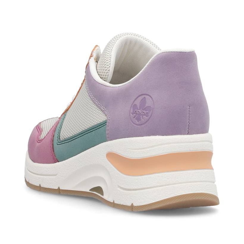 Rieker Artikelnummer N9303-90 Rieker Damen Sneaker Low Beige-mehrfarbig