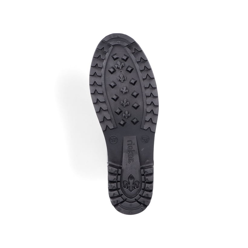 Rieker Artikelnummer P8280-07 Rieker Damen Chelsea Boots Glanzschwarz