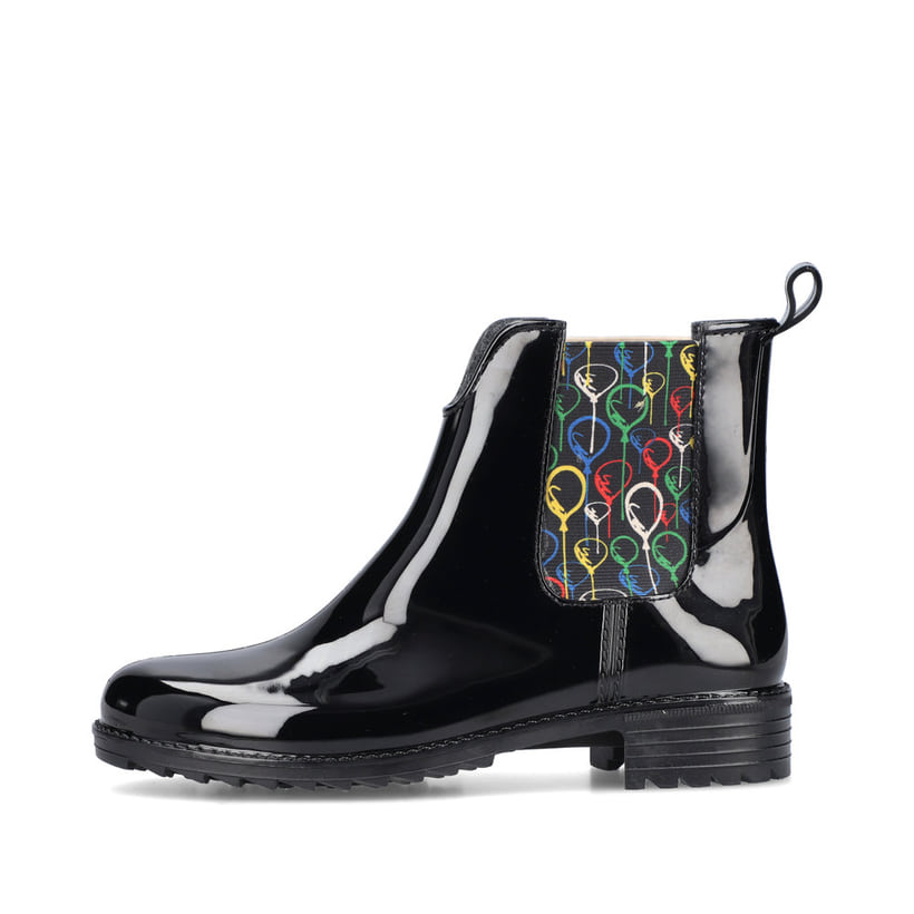 Rieker Artikelnummer P8280-07 Rieker Damen Chelsea Boots glanzschwarz
