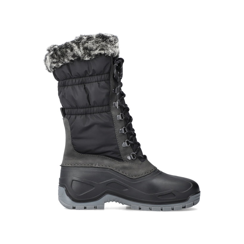 Rieker Artikelnummer P9443-00 Rieker Damen Hochschaftstiefel Tiefschwarz