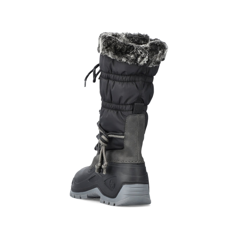 Rieker Artikelnummer P9443-00 Rieker Damen Hochschaftstiefel Tiefschwarz