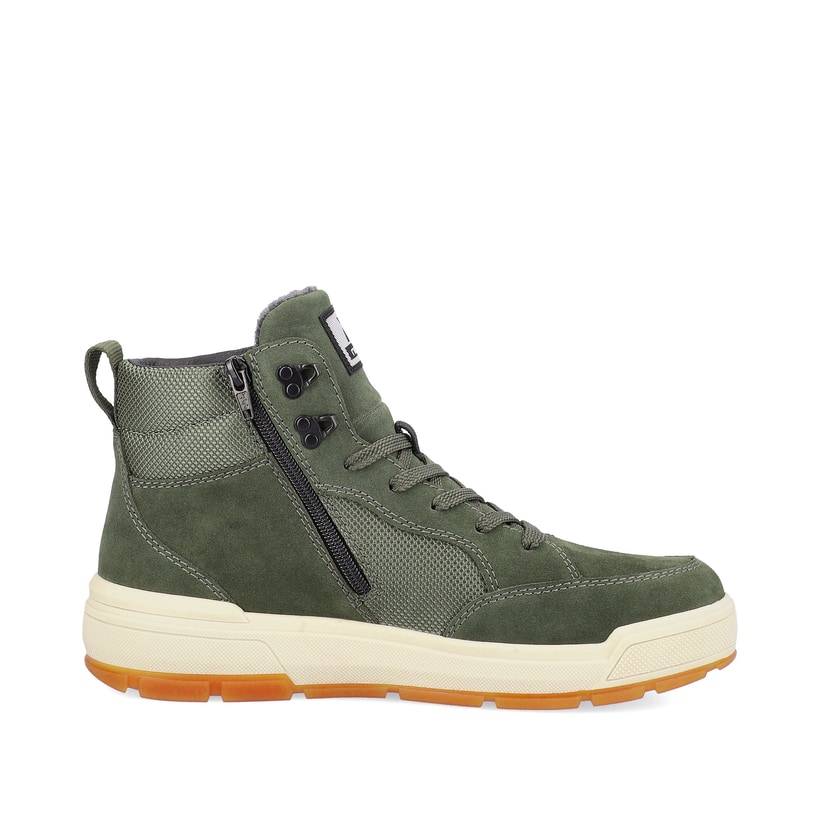 Rieker Artikelnummer U0069-54 Rieker Herren Sneaker High Khaki Green